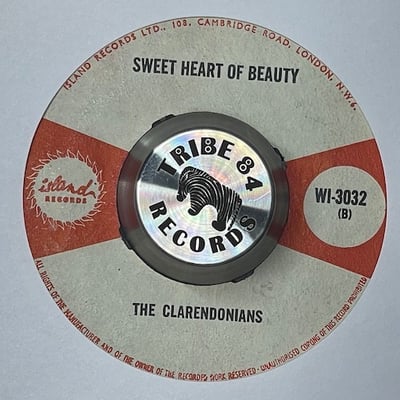 The Clarendonians - Shoo-Be-Doo-Be / Sweet Heart Of Beauty picture 2
