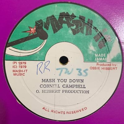 Cornell Campbell - Mash You Down / Sweet Talking picture 2