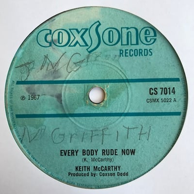 Keith McCarthy, The Bassies - Every Body Rude Now / Beware picture 2