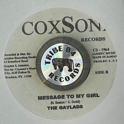 The Gaylads - River Jordan / Message To My Girl picture 2