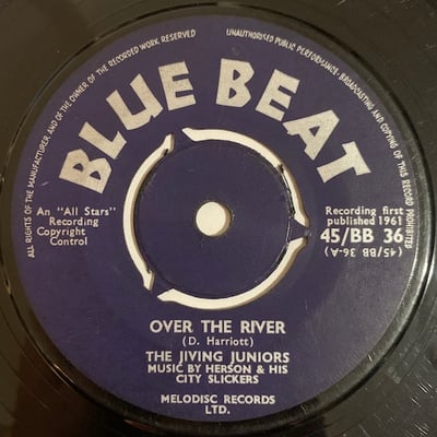 The Jiving Juniors - Over The River / Hip Rub picture 2