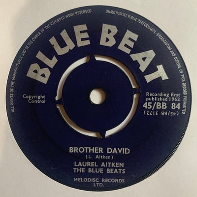 Laurel Aitken, The Blue Beats - Back To New Orleans / Brother David picture 2