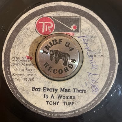 Tony Tuff - For Every Man There Is A Womanpicture