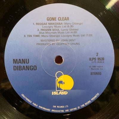 Manu Dibango - Gone Clear picture 3