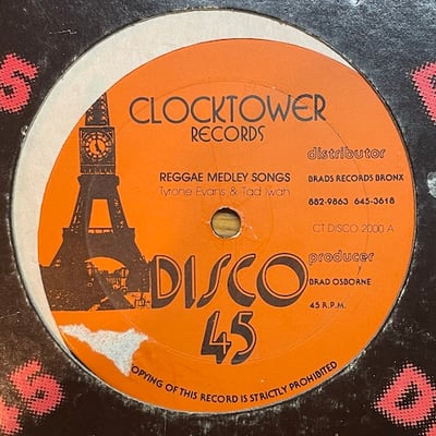 Tyrone Evans, Johnny Clarke, Tad Iwah - Reggae Medley Songs / Poor Man's Cry picture 2