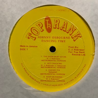 Johnny Osbourne - Dancing Time picture 4