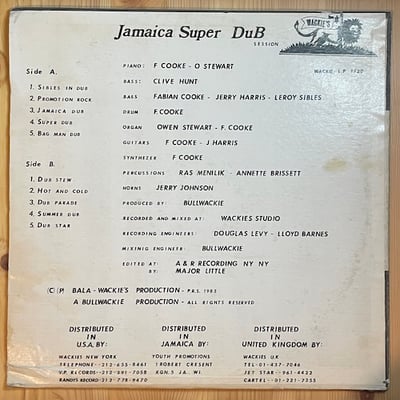 The Mysterious Mixer - Jamaica Super Dub Session picture 2