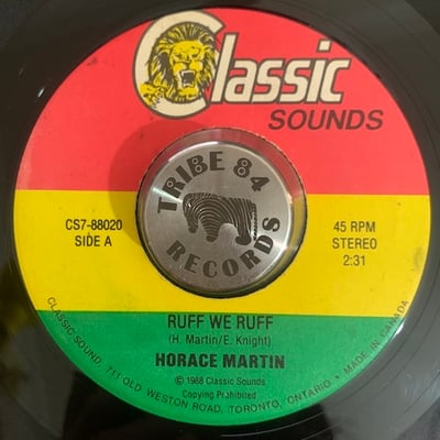 Horace Martin - Ruff We Ruff picture 2