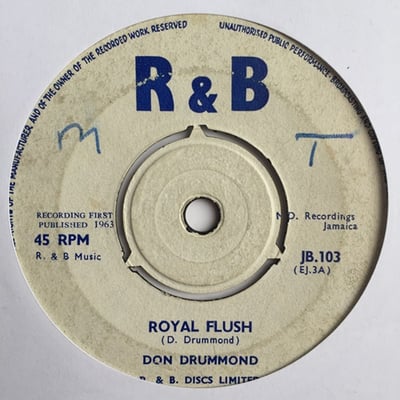The Maytals, Don Drummond - Matthew Mark / Royal Flush picture 2