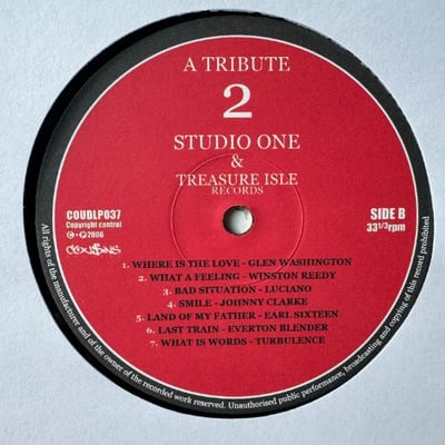 Various - Cou$ins Presents... A Tribute 2 Studio One & Treasure Isle Records picture 4