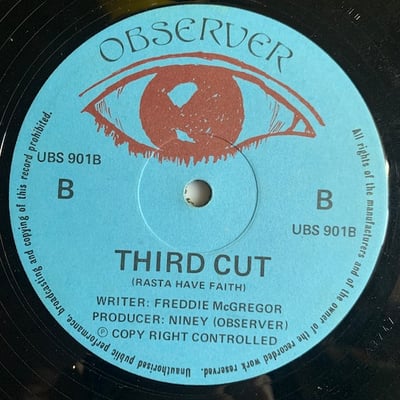 Freddie McGregor - Oh No Not My Baby / Third Cut   (Rasta Have Faith) picture 2