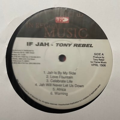 Tony Rebel - If Jah picture 4