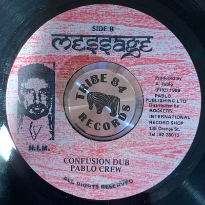 Bunny Brissett, Pablo All Stars - What A Confusion / Confusion Dub picture 2