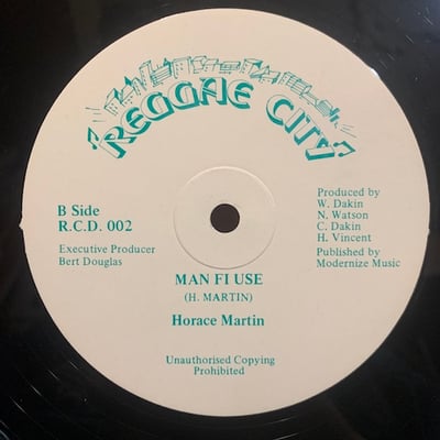 Horace Martin - Talking Bout Boop's / Man Fi Use picture 2