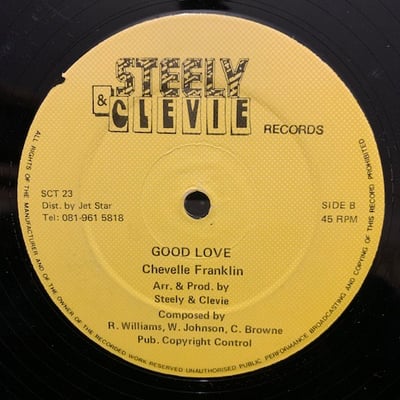 Reggie Stepper, Chevelle Franklyn - Little Miss / Good Love picture 2