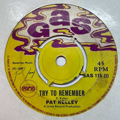 Pat Kelly - How Long Will It Take / Try To Remember picture 2