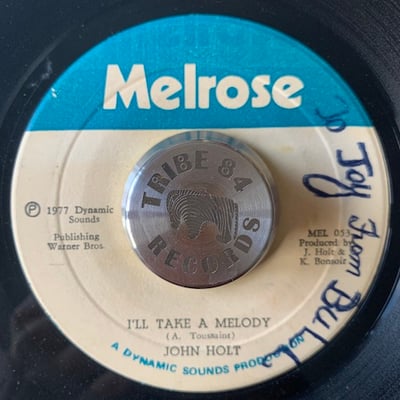 John Holt - Dr. Love / I'll Take A Melody picture 2