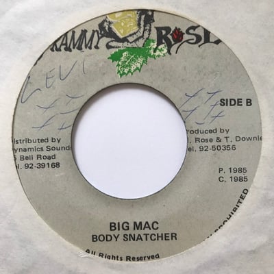 Michael Rose, Body Snatcher - Demonstration / Big Mac picture 2