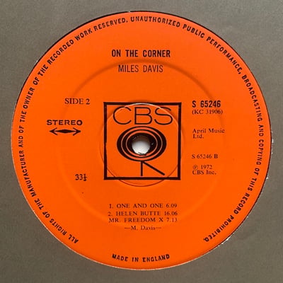 Miles Davis - On The Corner picture 4