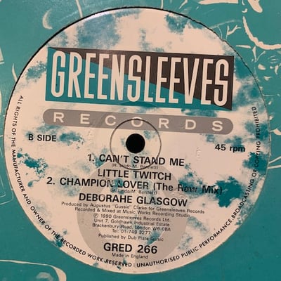 Deborahe Glasgow, Shabba Ranks, Little Twitch - Don't Test Me / Can't Stand Me picture 3