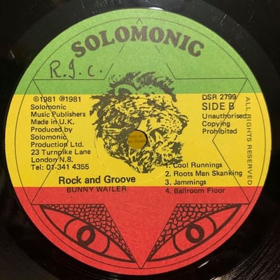 Bunny Wailer - Rock 'N' Groove picture 3