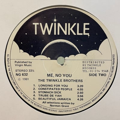 Twinkle Brothers - Me No You - You No Me picture 4