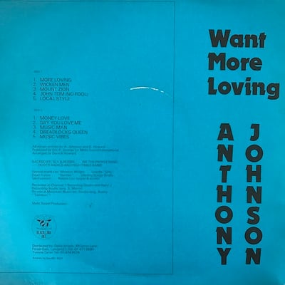 Anthony Johnson - Want More Loving picture 2