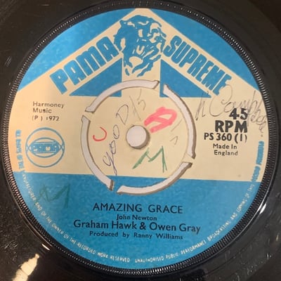 Graham Hawk, Owen Gray, Sketto Richards - Amazing Grace / Don't Stay Out Too Late picture 2