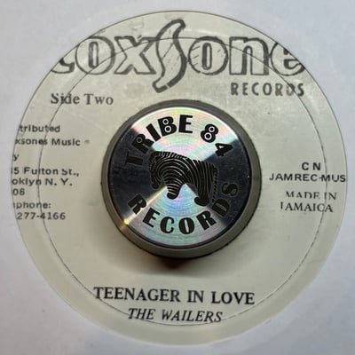 The Wailers - Love & Affection / Teenager In Love picture 2