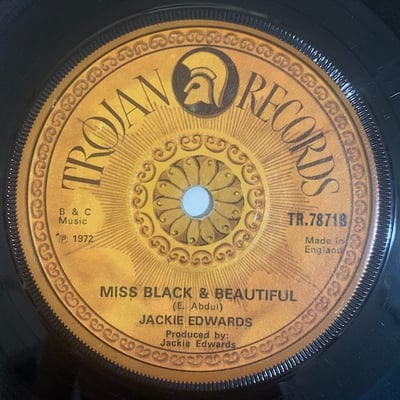Jackie Edwards - Julie On My Mind / Miss Black & Beautiful picture 2