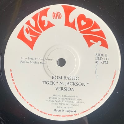 Johnny P, Tiger - Stick By Me / Bom Bastic picture 2