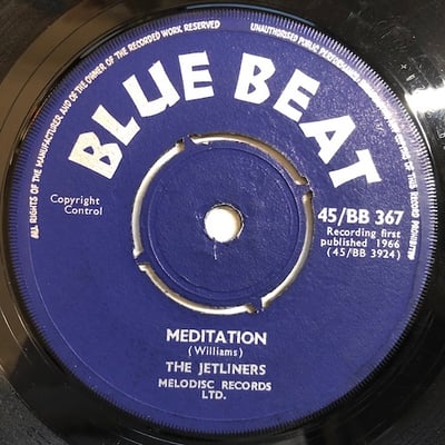 The Jetliners, Girl Satchmo - Meditation / Nature Of Love picture 2