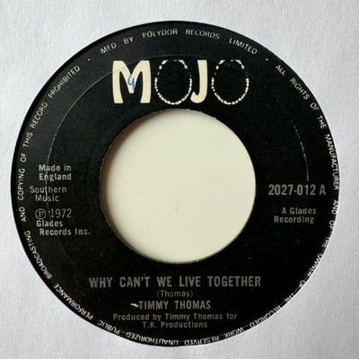 Timmy Thomas - Why Can't We Live Togetherpicture