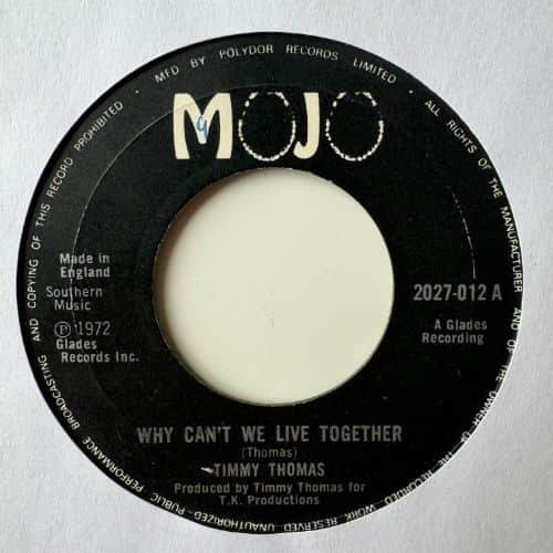 Timmy Thomas – Why Can't We Live Together