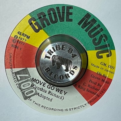 Cynthia Richards - I Shall Not Remove / Move Go Wey picture 2