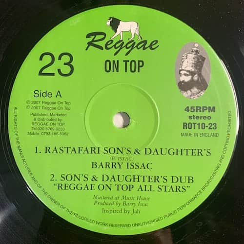 Barry Issac, Winston Rose – Rastafari Son's & Daughters / Shaka Zulu Horns