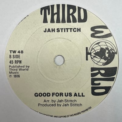 Jackie Mittoo, Jah Stitch - The Thriller / Good For Us All picture 2