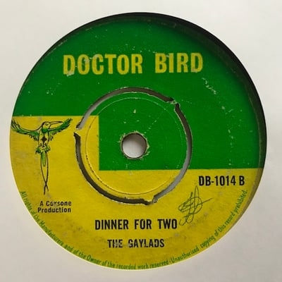 The Gaylads - Lady With The Red Dress On / Dinner For Two picture 2