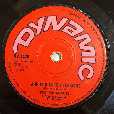 The Jamaicans - Are You Sure picture 2