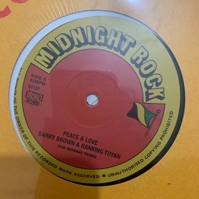 Barry Brown, Toyan, Jah Thomas - Peace & Love / Adapter Chapter picture 2