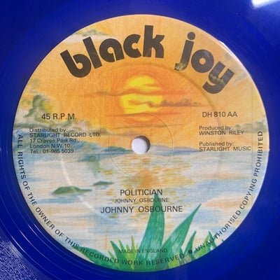 Johnny Osbourne - Purify Your Heart / Politician picture 4