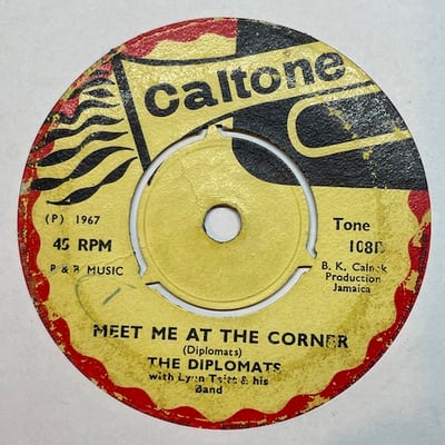 Lloyd & The Groovers, Lynn Taitt Band, The Diplomats, Lynn Taitt Band - Do It To Me Baby / Meet Me At The Corner picture 2