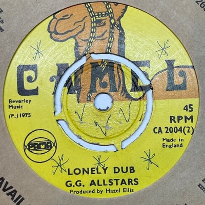 Gregory Isaacs, G.G. Allstars - Lonely Days / Lonely Dub picture 2