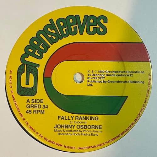 Johnny Osbourne – Fally Ranking