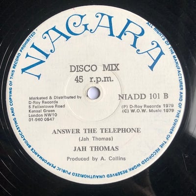 Tony Tuff, Jah Thomas - Ease Up Oppressors / Answer The Telephone picture 2