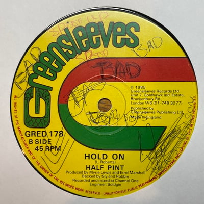 Half Pint - Freedom Fighter / Hold On picture 2