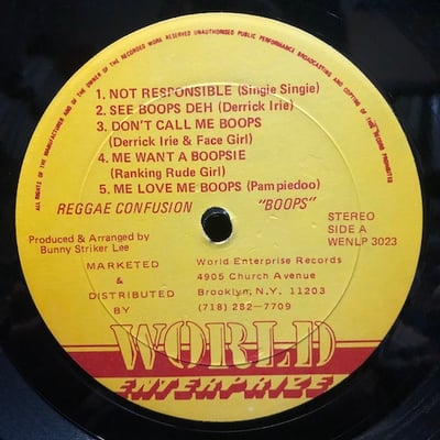 Various - Reggae Confusion "Boops" picture 4