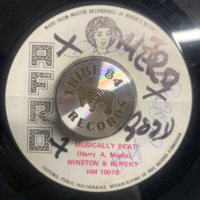 Winston & Rupert - Let Me Tell You Girl / Musically Beat picture 2