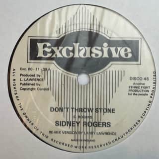 Sidney Rogers, Busty Brown – Don't Throw Stone / Oh Girl