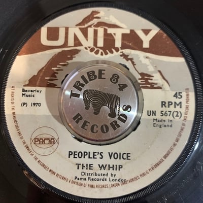 Slim Smith, Dave Barker, The Whip - Blessed Are The Meek / People's Voice picture 2